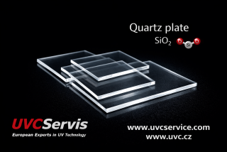 Křemenné sklo - deska 657x56x3